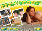 Beach orgasm