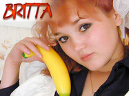 Young amateur russian girl Britta first time in porn videos!