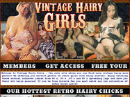 Vintage Hairy Girls