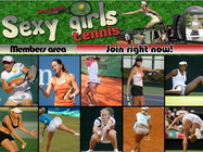 Sexy girls tennis
