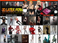 3D Latex Porn