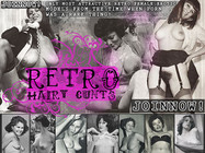 Retro hairy cunts